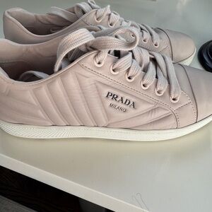 Prada Quilted Leather Sneakers